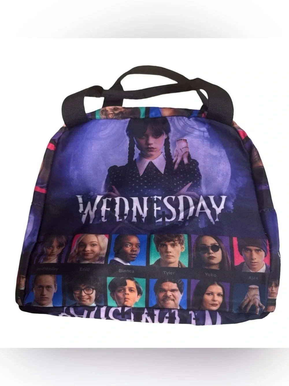 New Wednesday Addams & Friends Lunch Bag Tote Bag Insulated Lunch Box